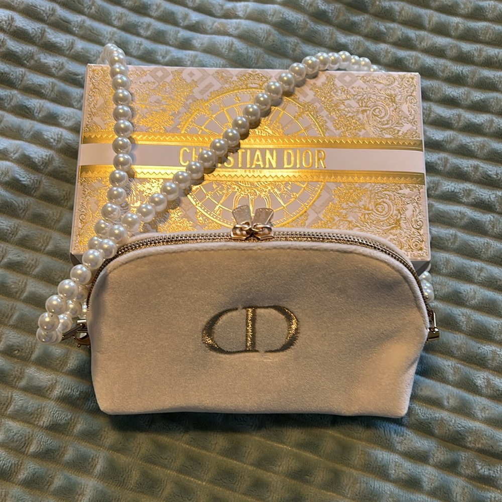 DIOR Cream Crossbody Bag